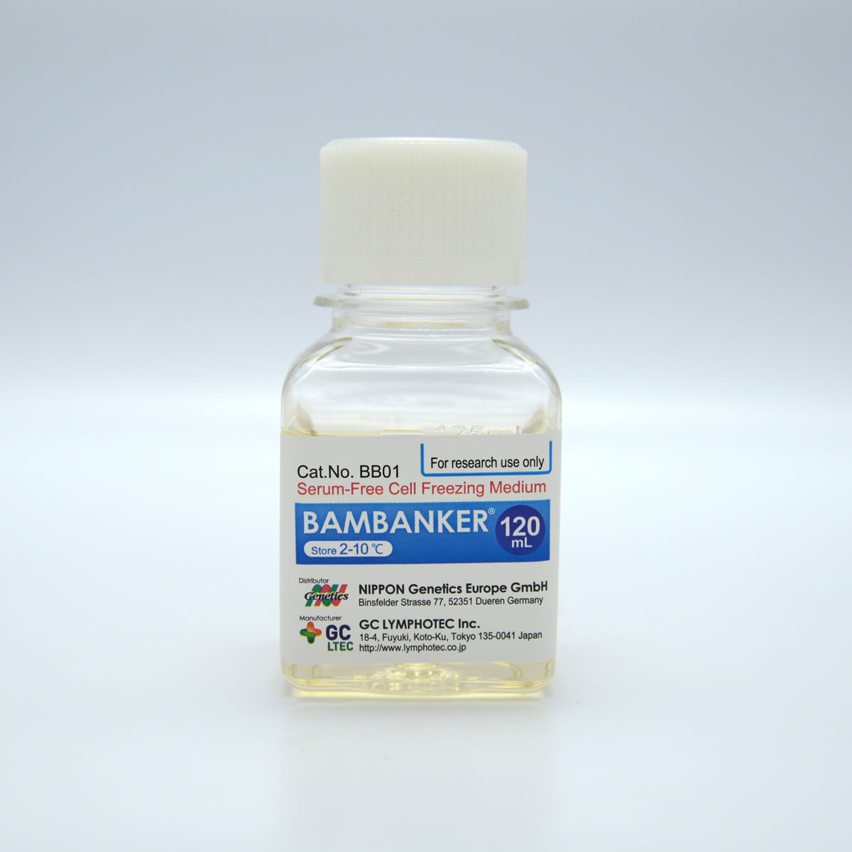 NEW!专利产品Bambanker无血清即用型细胞冻存液